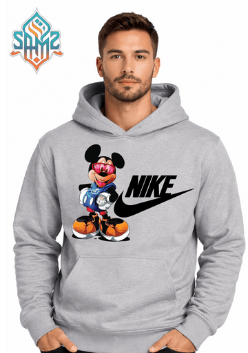 Mickey Streetwear Graphic Hoodie – Cartoon Urban Fashion Pullover Hoodie | Unisex Winter Cotton Hoodie | SAMZ 24