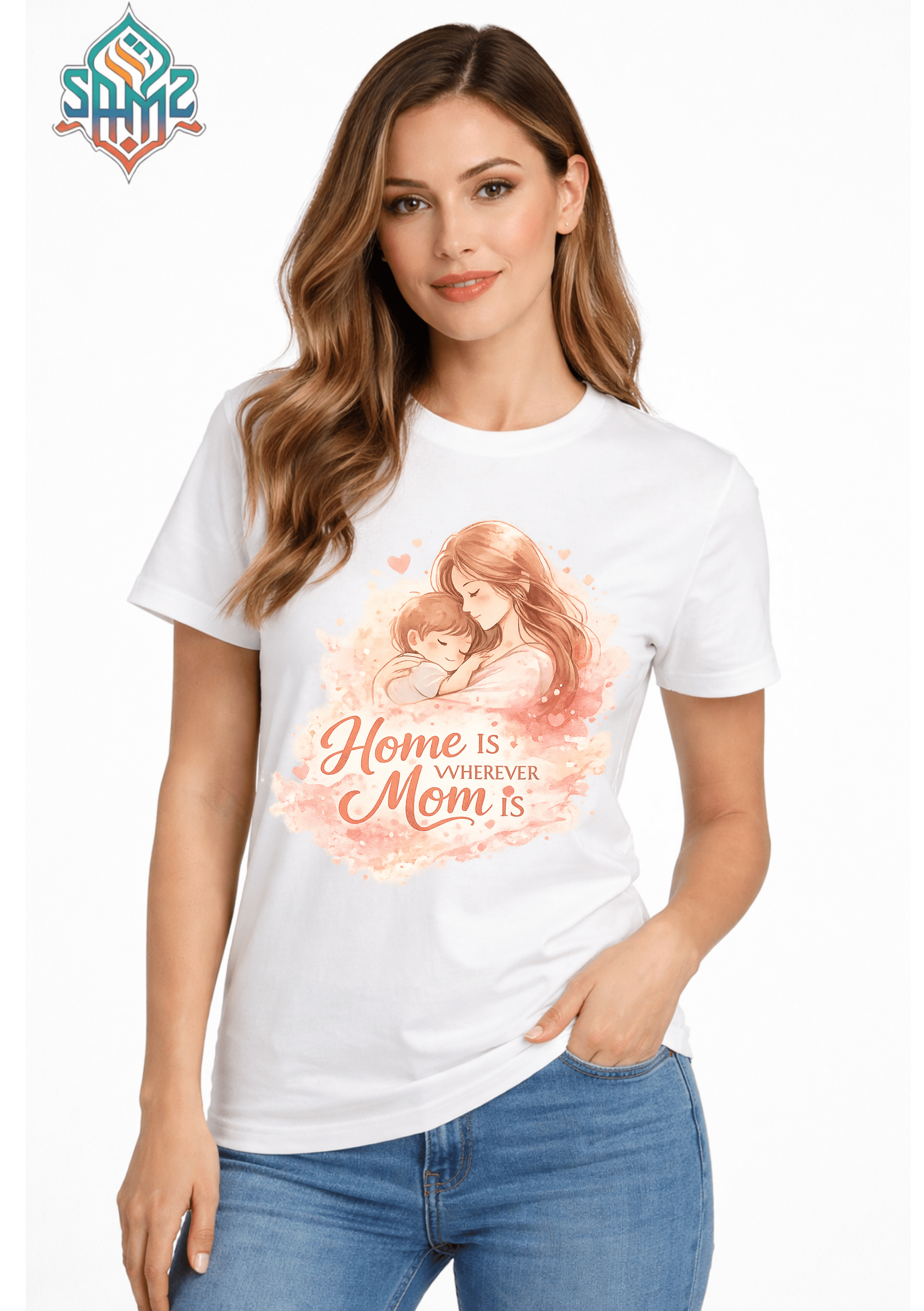 Home is Wherever Mom is – Emotional Mother Love T-Shirt | SAMZ 24