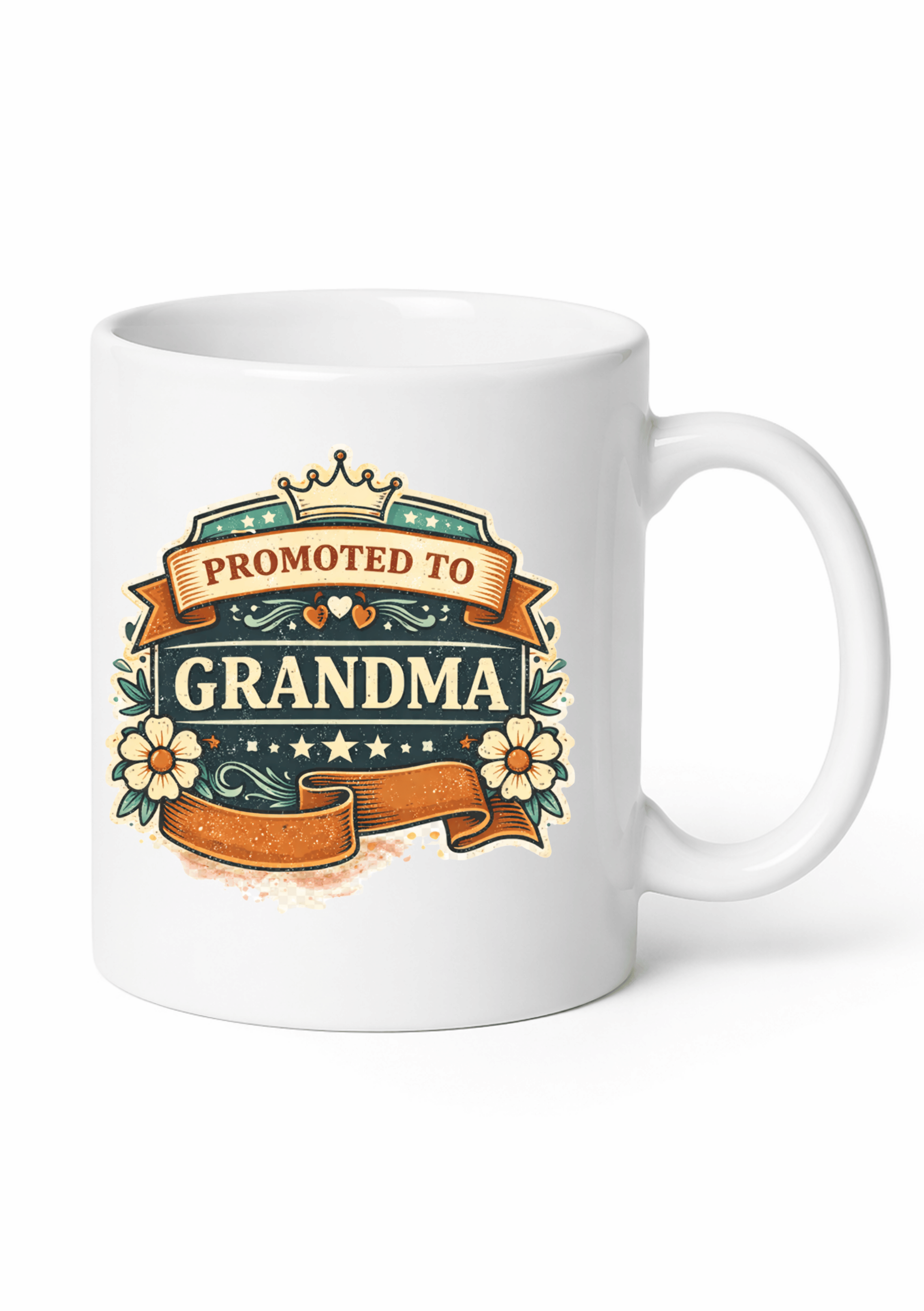 Promoted to Grandma Gift Mug Vintage Style