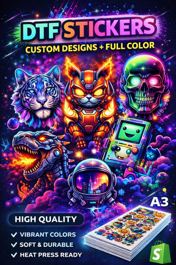 DTF Transfer – A3 Size
