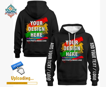 Personalized Custom Hoodies | Add Your Own Text, Photo or Logo | Premium Quality Customized Hoodie | samz24