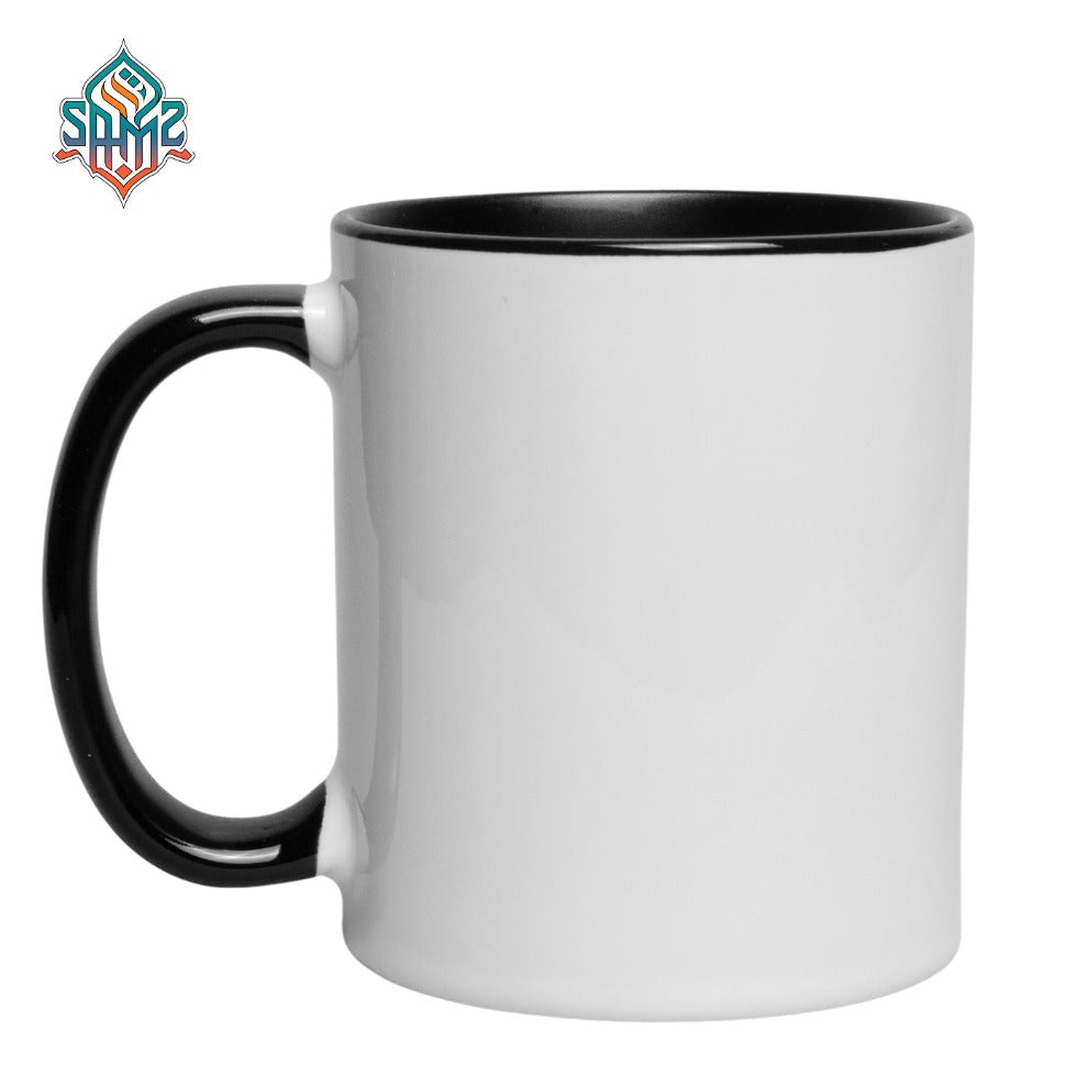 Custom Two Tone Mug 11oz – Personalized Mug with Your Photo, Logo or Text | Colored Handle & Inside Sublimation Mug | Custom Coffee Mug | SAMZ24