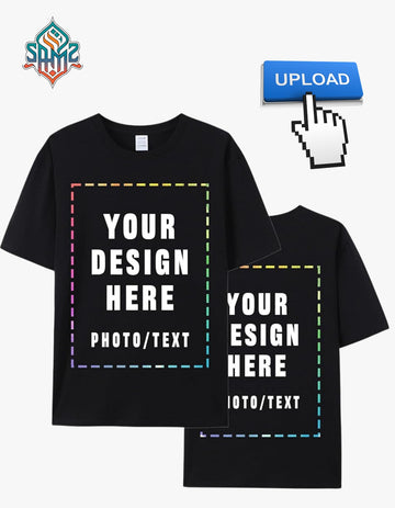 Custom T-Shirt Printing – Personalized T Shirt with Your Text, Logo or Design | DTF Printed Custom Tee | Customized Gift Shirt | SAMZ24 Custom Apparel
