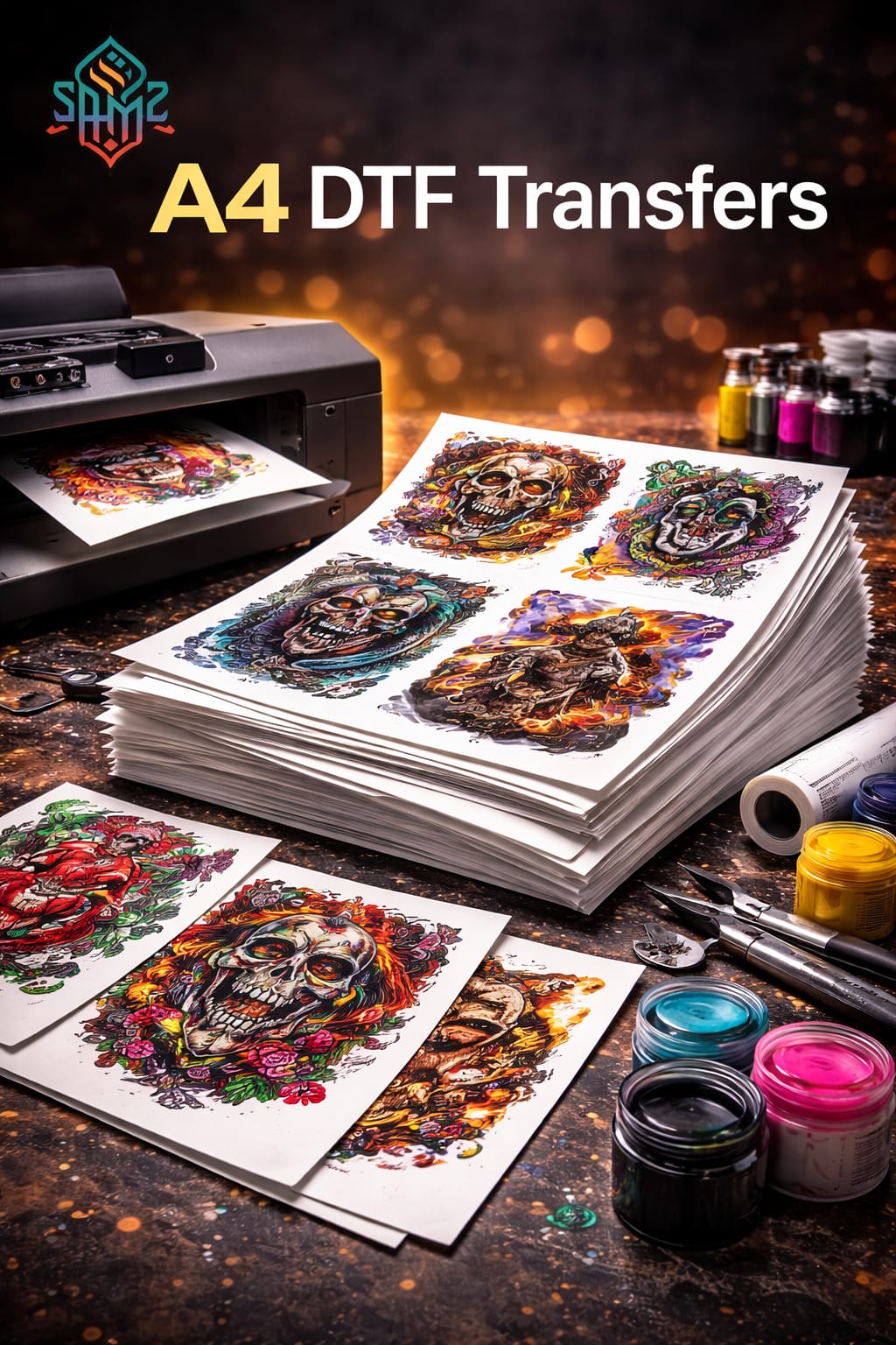 DTF-трансфер – формат А4