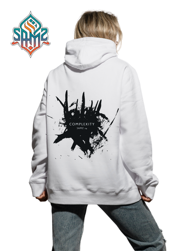 Complexity Graphic Hoodie – Minimal Abstract Streetwear Hoodie, Unisex Urban Fashion Hoodie | SAMZ24