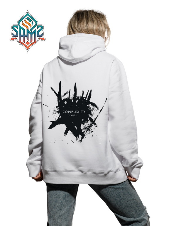 Complexity Graphic Hoodie – Minimal Abstract Streetwear Hoodie, Unisex Urban Fashion Hoodie | SAMZ24