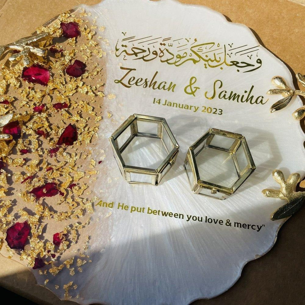 Zeeshan & Samiha Wedding Ring Box