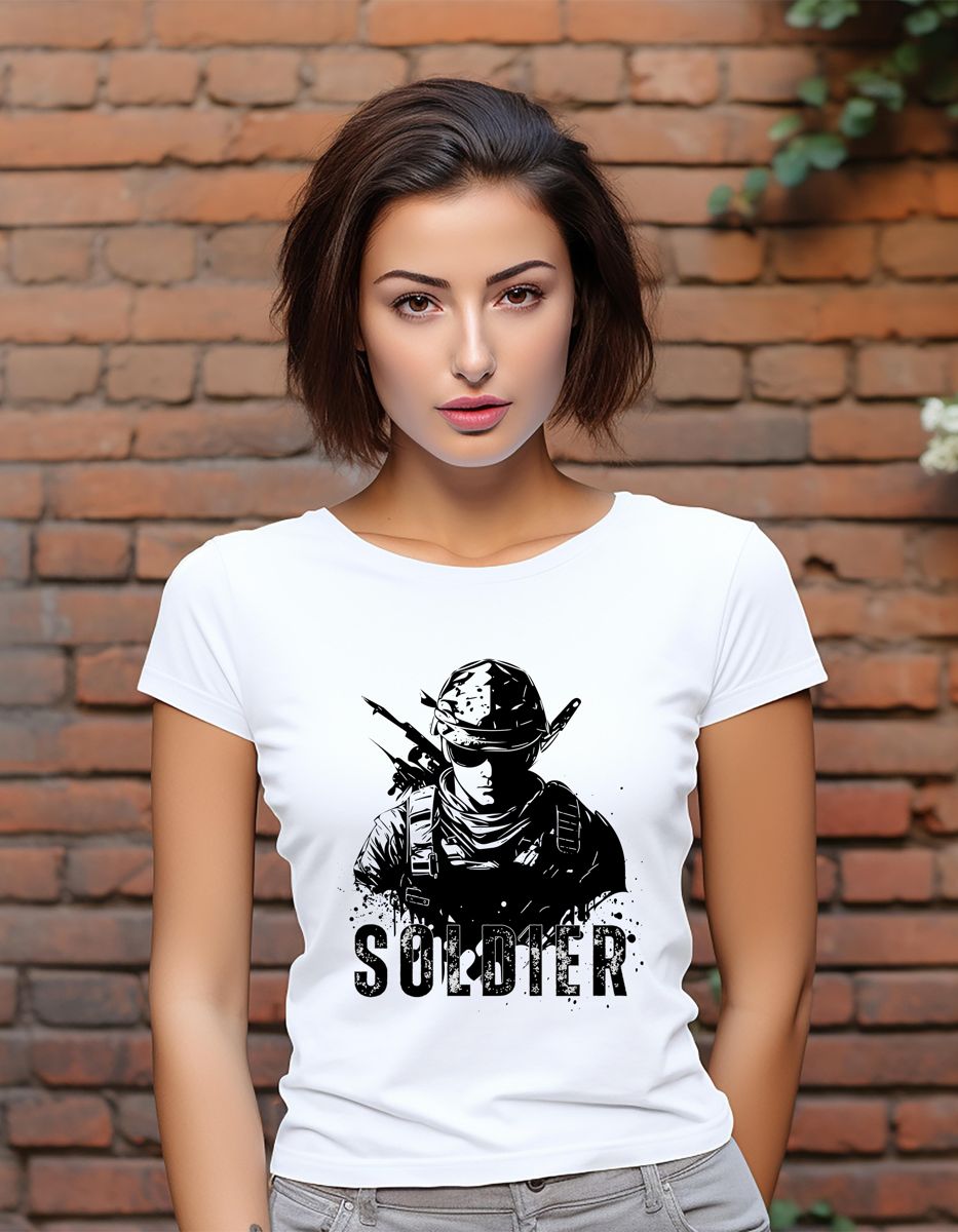 Soldier Graphic T-Shirt Tshirt