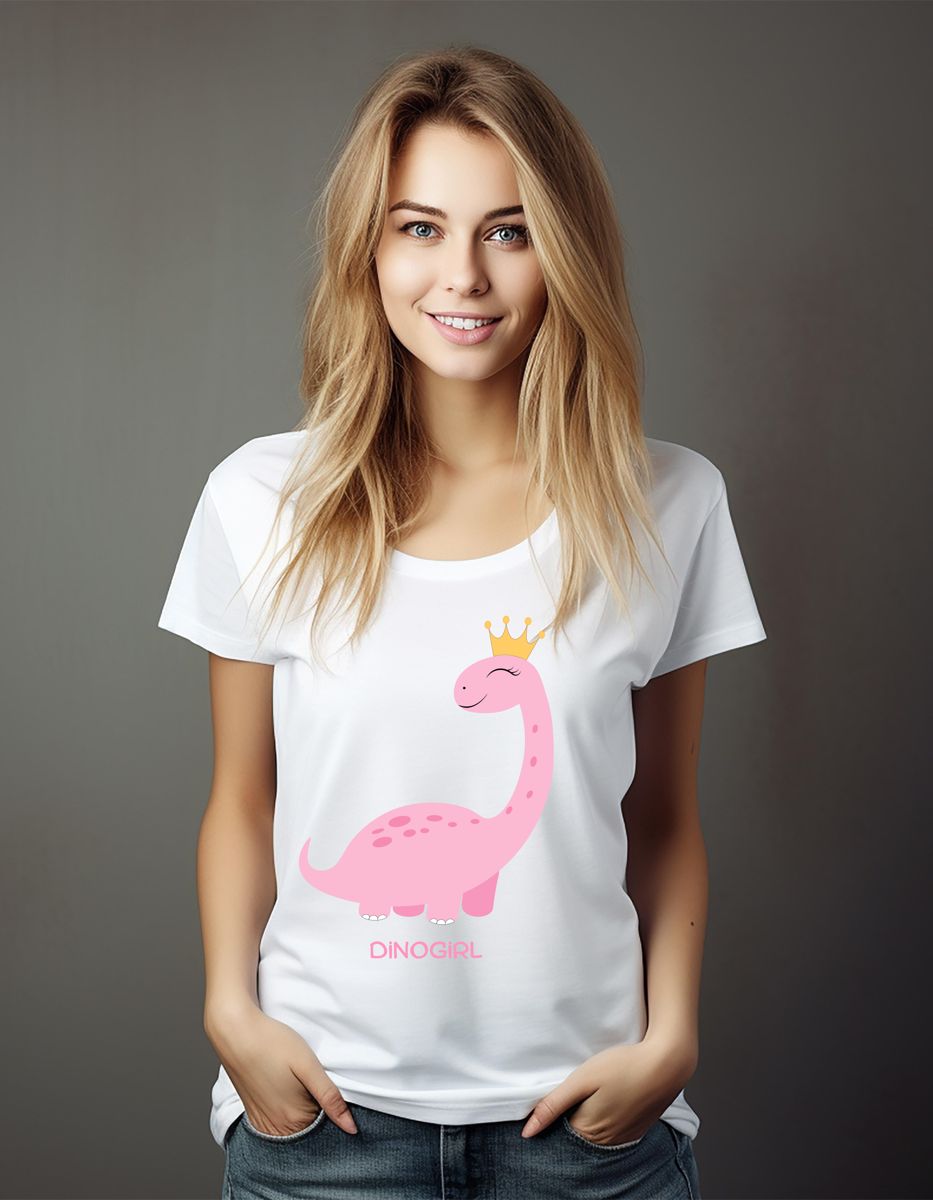 Dinogirl T-Shirt Tshirt