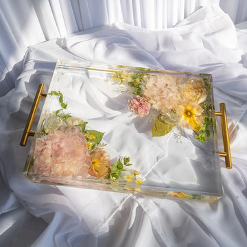 Resin Flower Tray