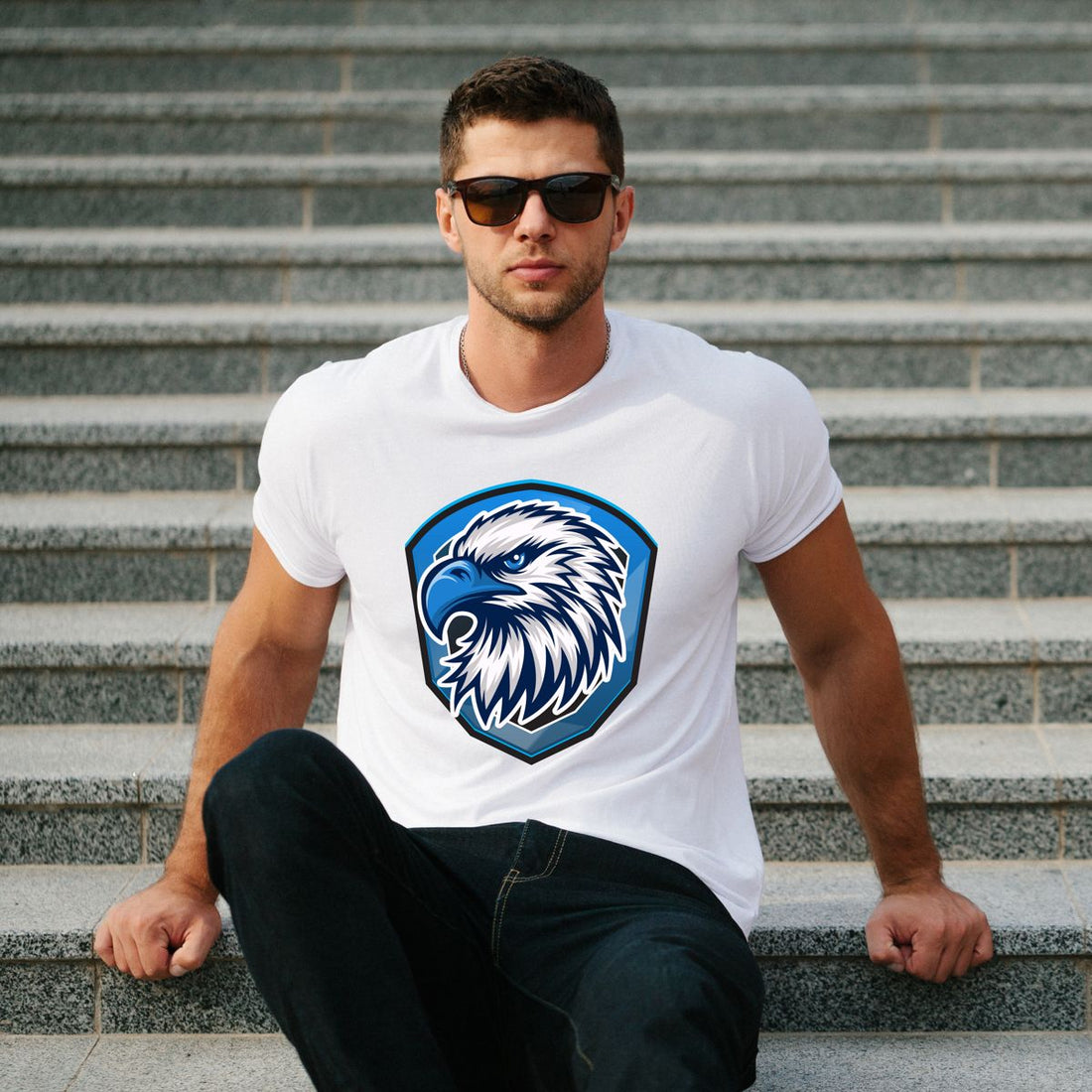 Eagle Logo T-Shirt Tshirt