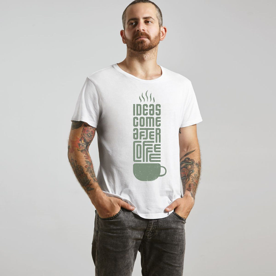 Ideas Come After Coffee T-Shirt Tshirt