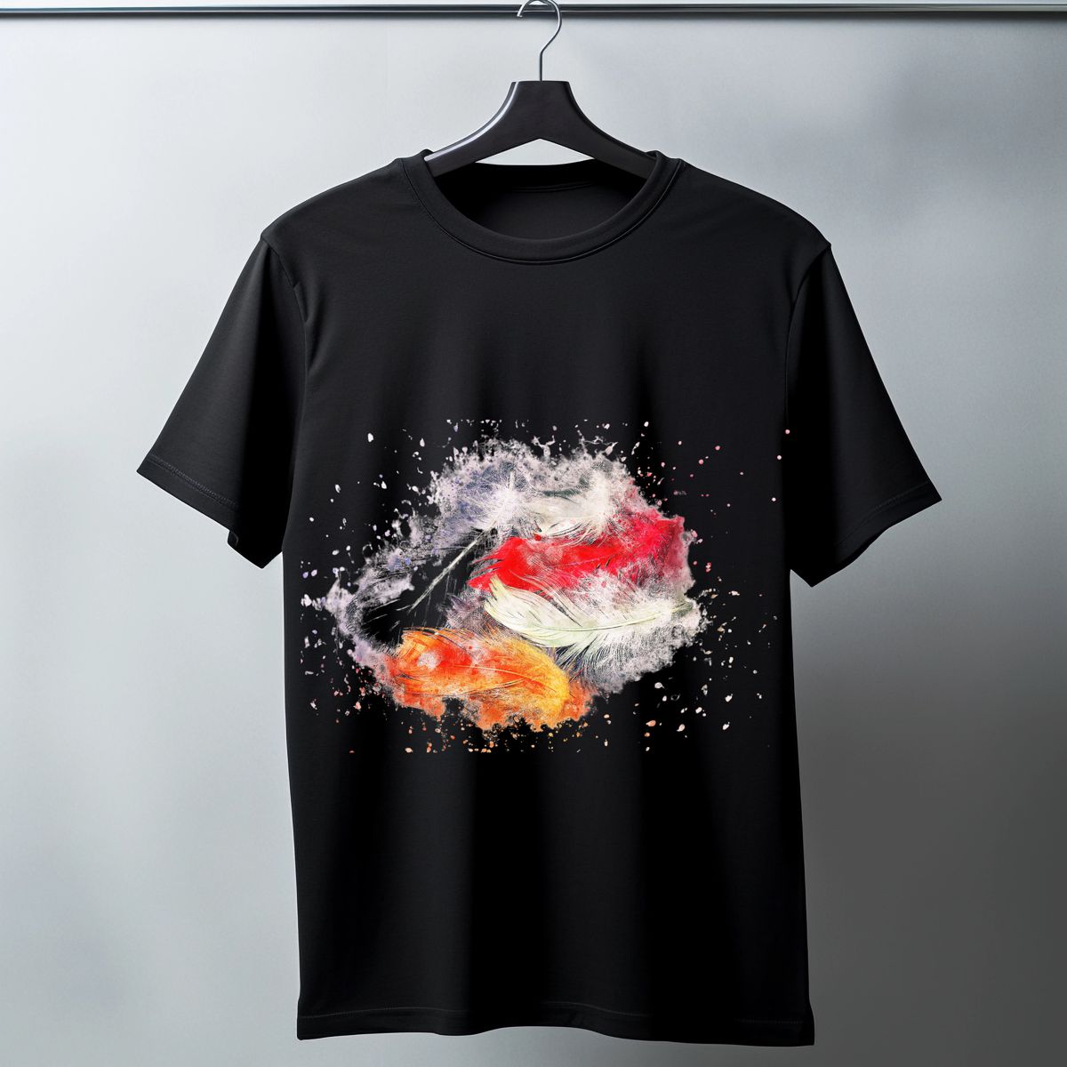 Abstract Feather Art T-Shirt Tshirt