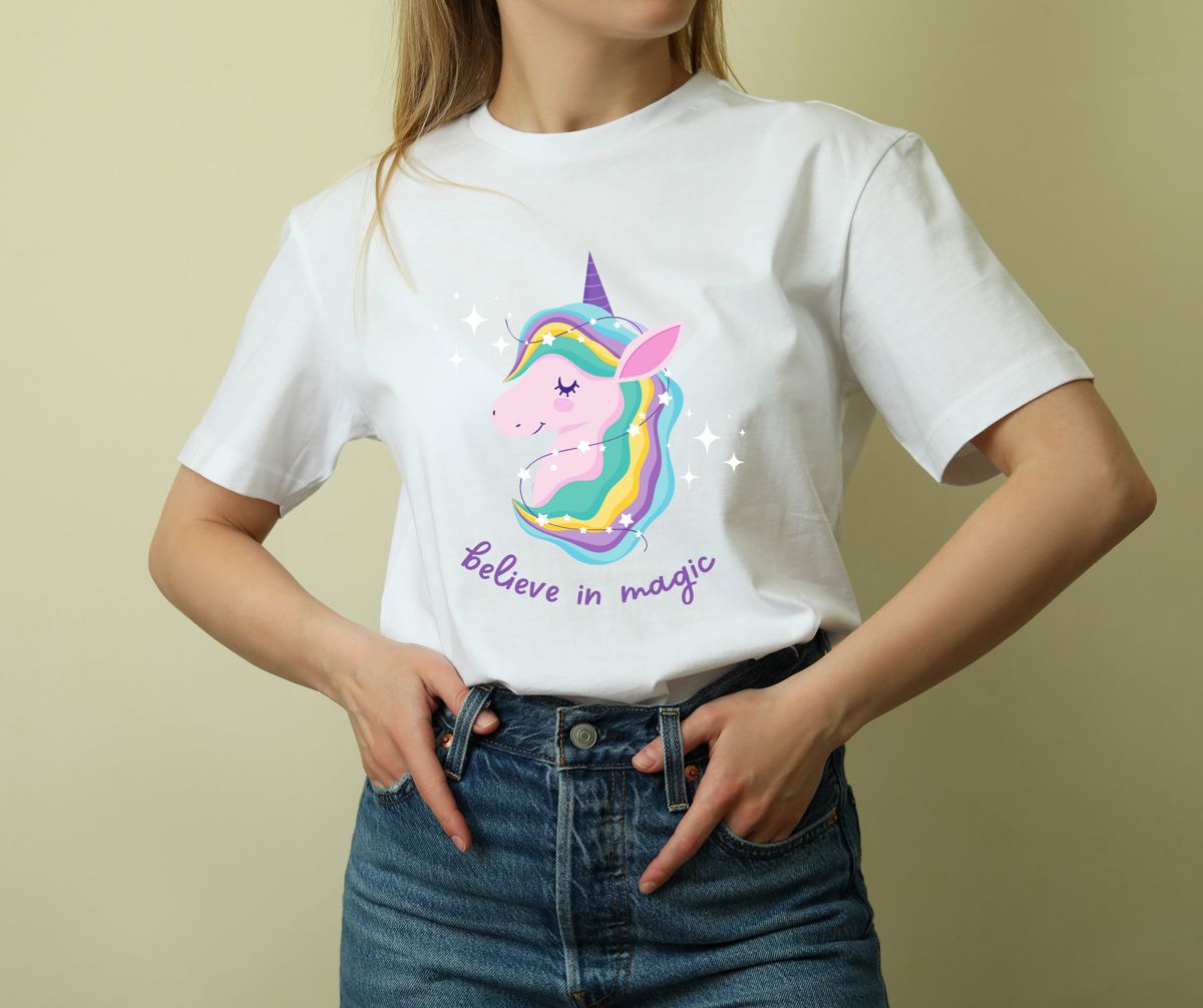 Believe in Magic Unicorn T-Shirt Tshirt