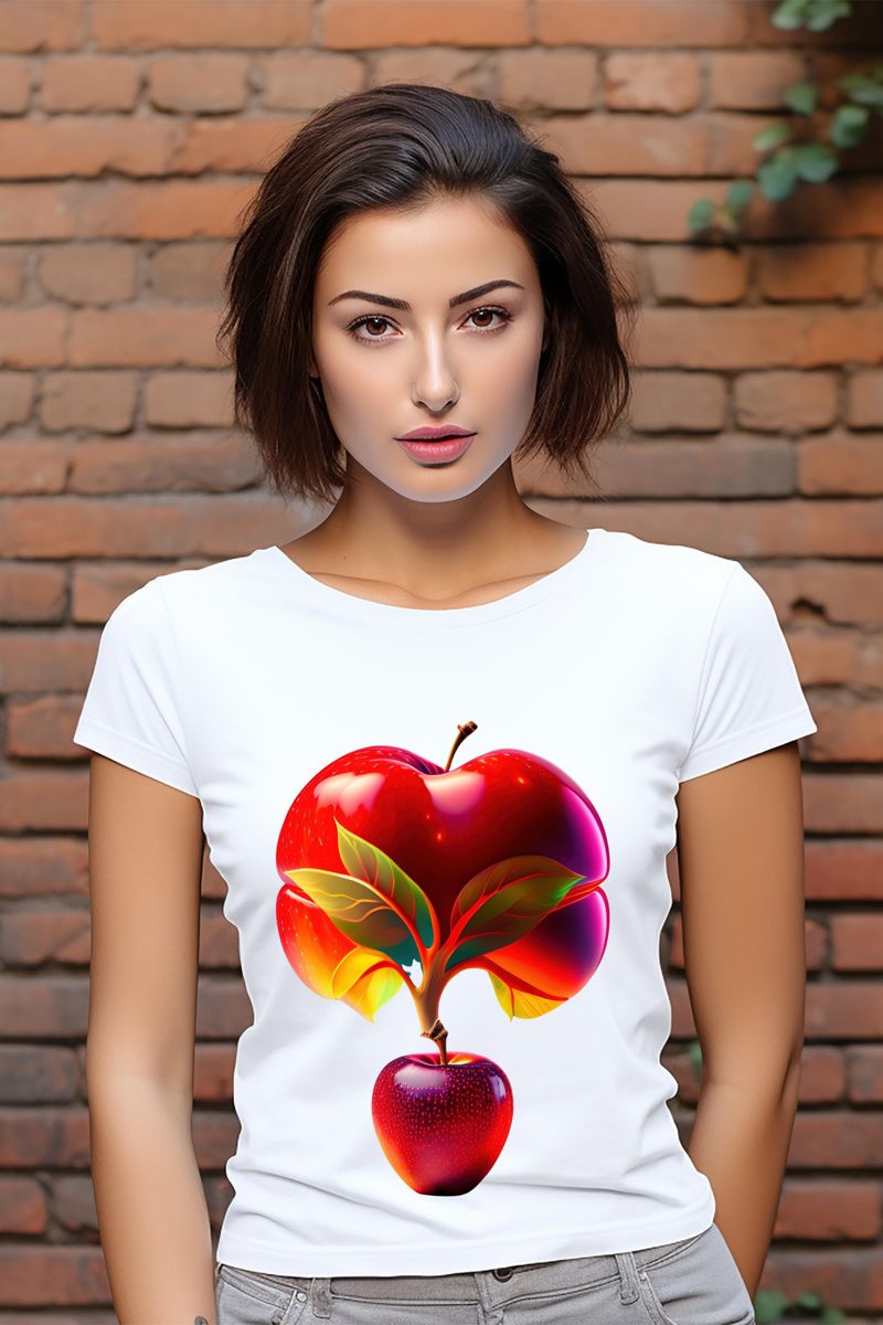 Red Apples Graphic T-Shirt Tshirt