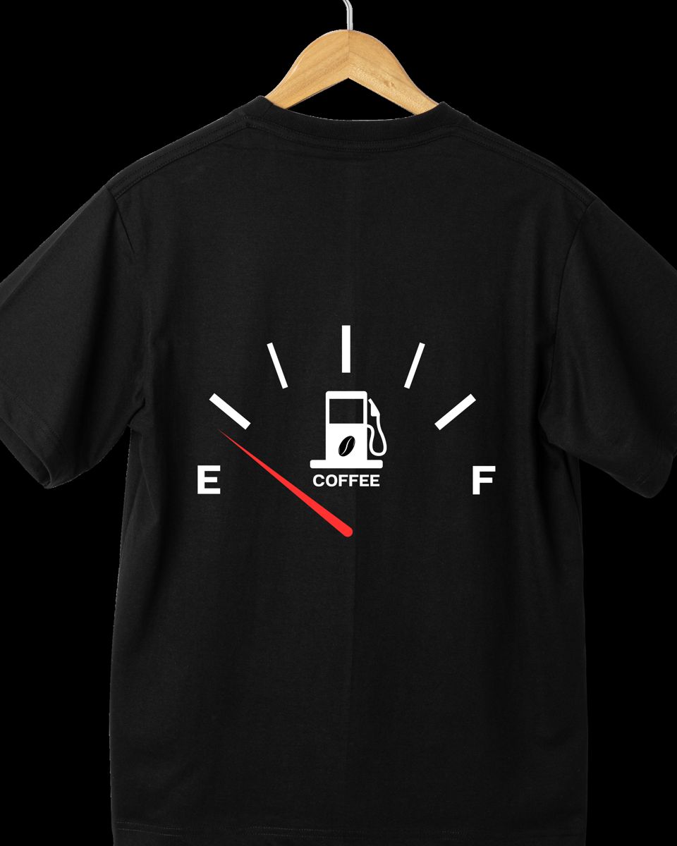 Coffee Fuel Gauge T-Shirt Tshirt