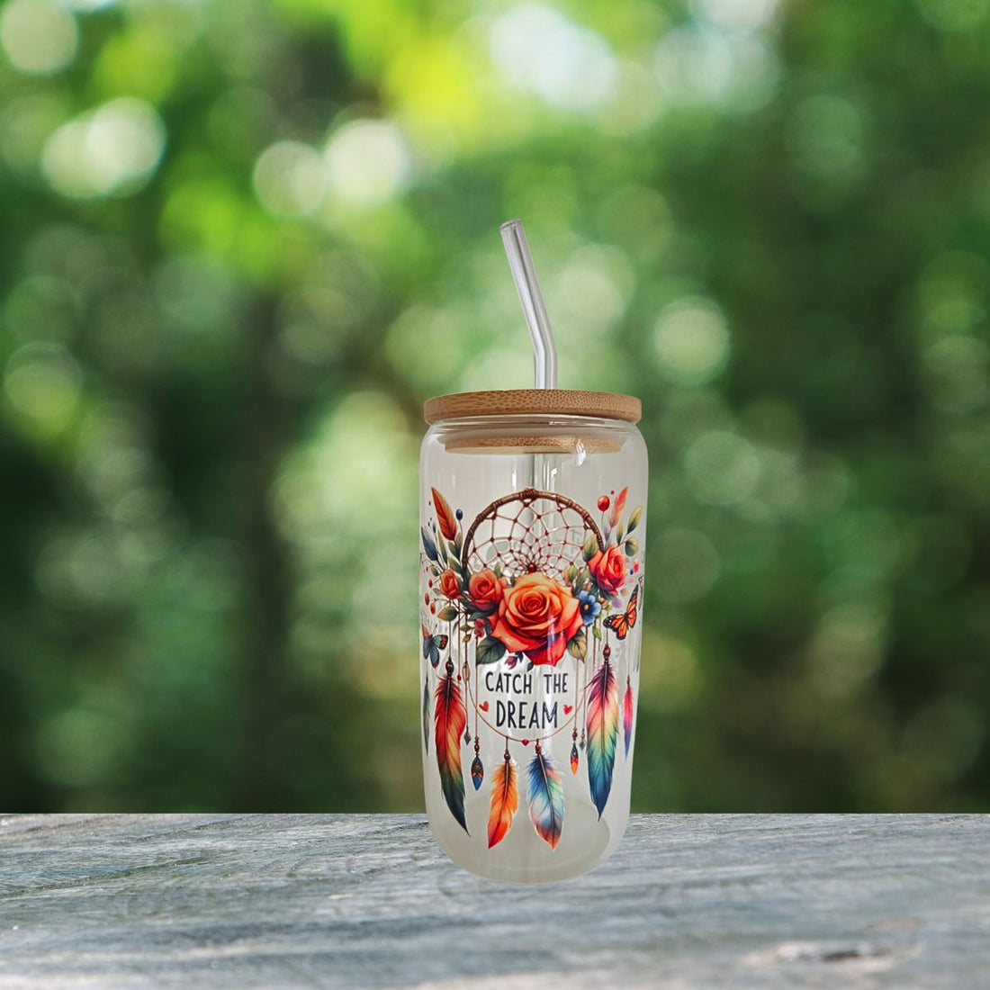 Catch the Dream Glass Tumbler