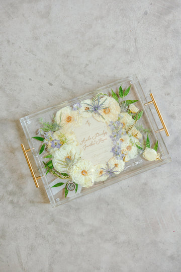 Resin Wedding Invitation Tray