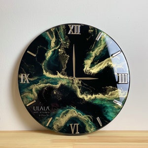 Resin Art Wall Clock Resin Clock