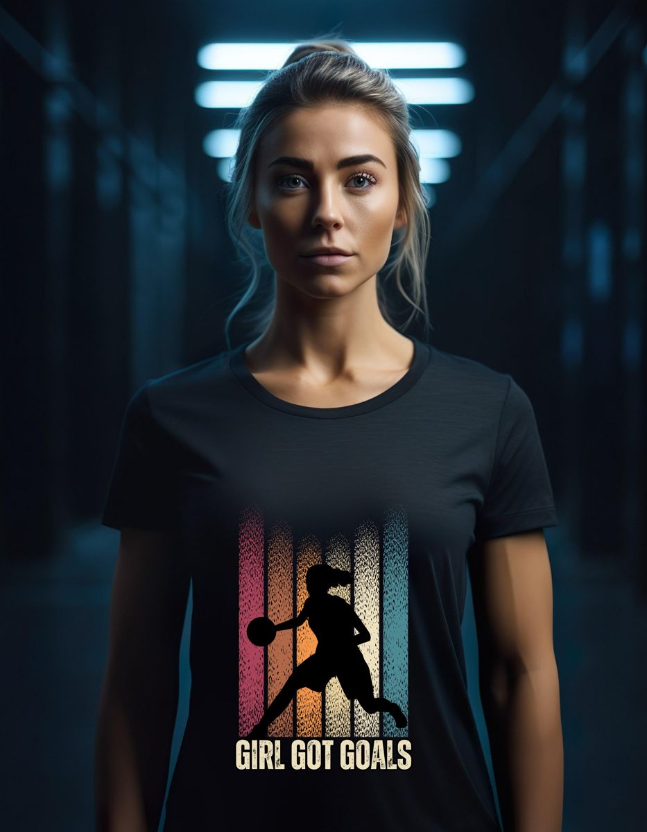 Girl Got Goals Soccer Ball T-Shirt Tshirt