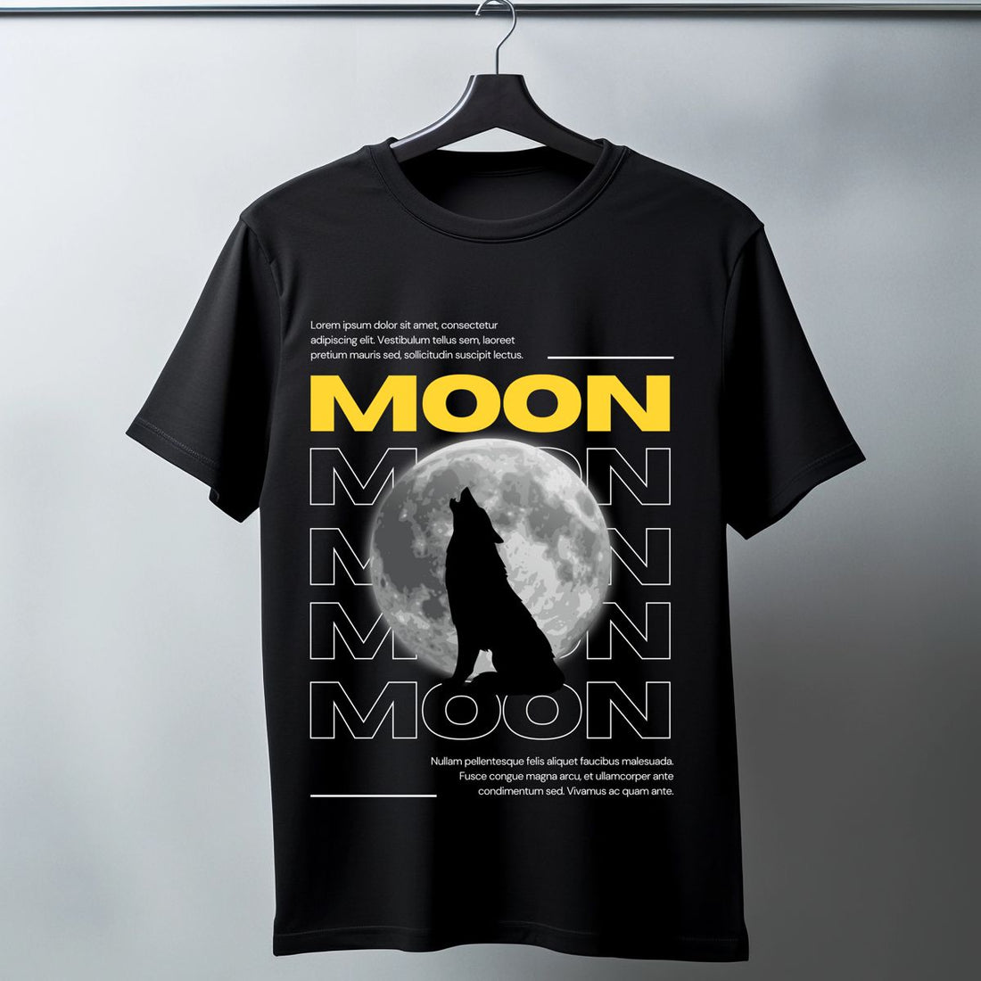 Moon Wolf T-Shirt Tshirt