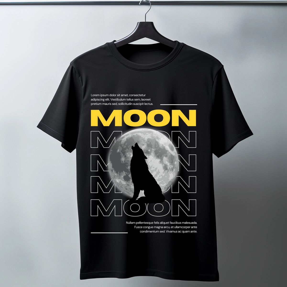 Moon Wolf T-Shirt Tshirt