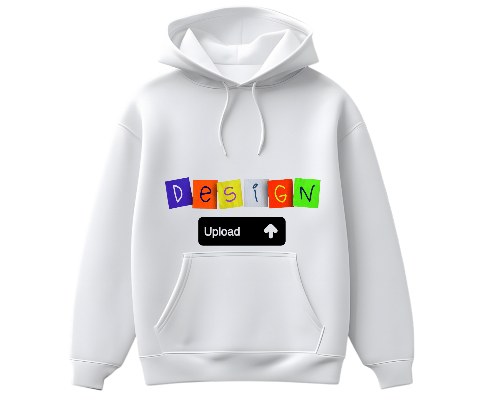 Custom Hoodie Design Mockup | Upload Your Design & Create a Premium Print-On-Demand Hoodie