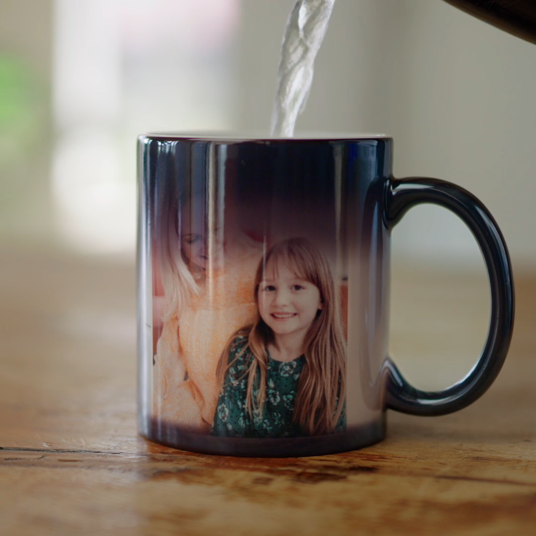 Personalized Color Changing Magic Mug – Custom Photo Heat Reveal Coffee Cup