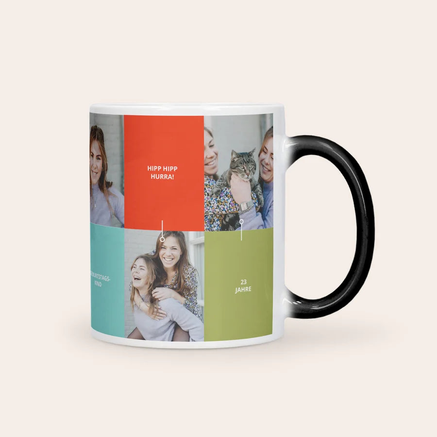 Personalized Color Changing Magic Mug – Custom Photo Heat Reveal Coffee Cup