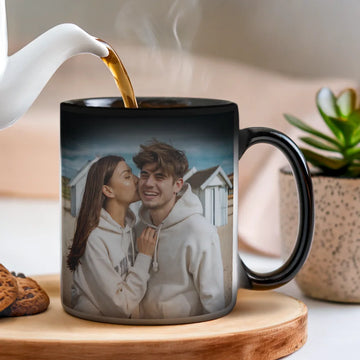 Personalized Color Changing Magic Mug – Custom Photo Heat Reveal Coffee Cup